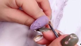 狐狸头美甲做法视频,轻松打造萌系指尖艺术